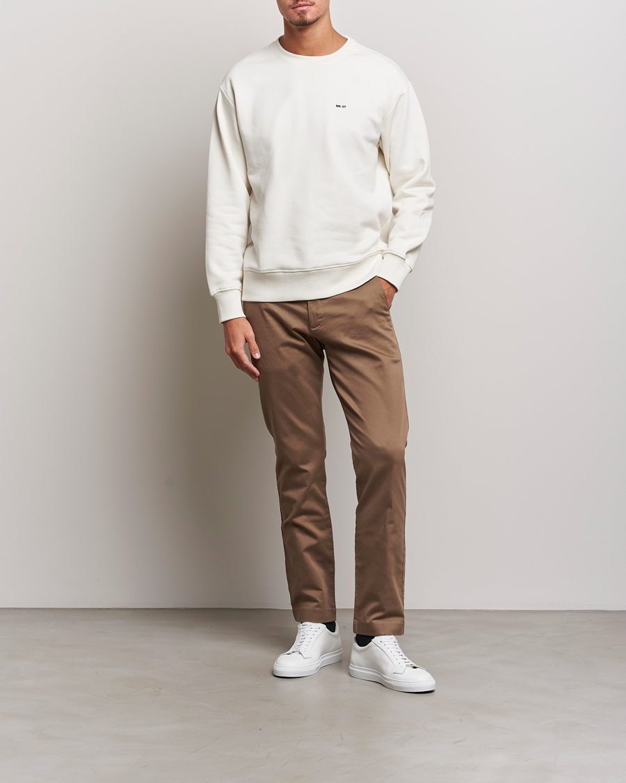 Homme | Pantalons | NN07 | Theo Regular Fit Stretch Chinos Shitake