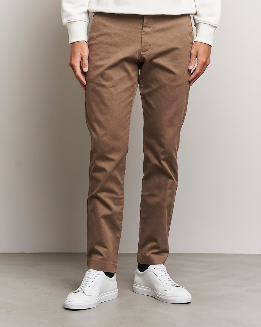 Homme | Pantalons | NN07 | Theo Regular Fit Stretch Chinos Shitake