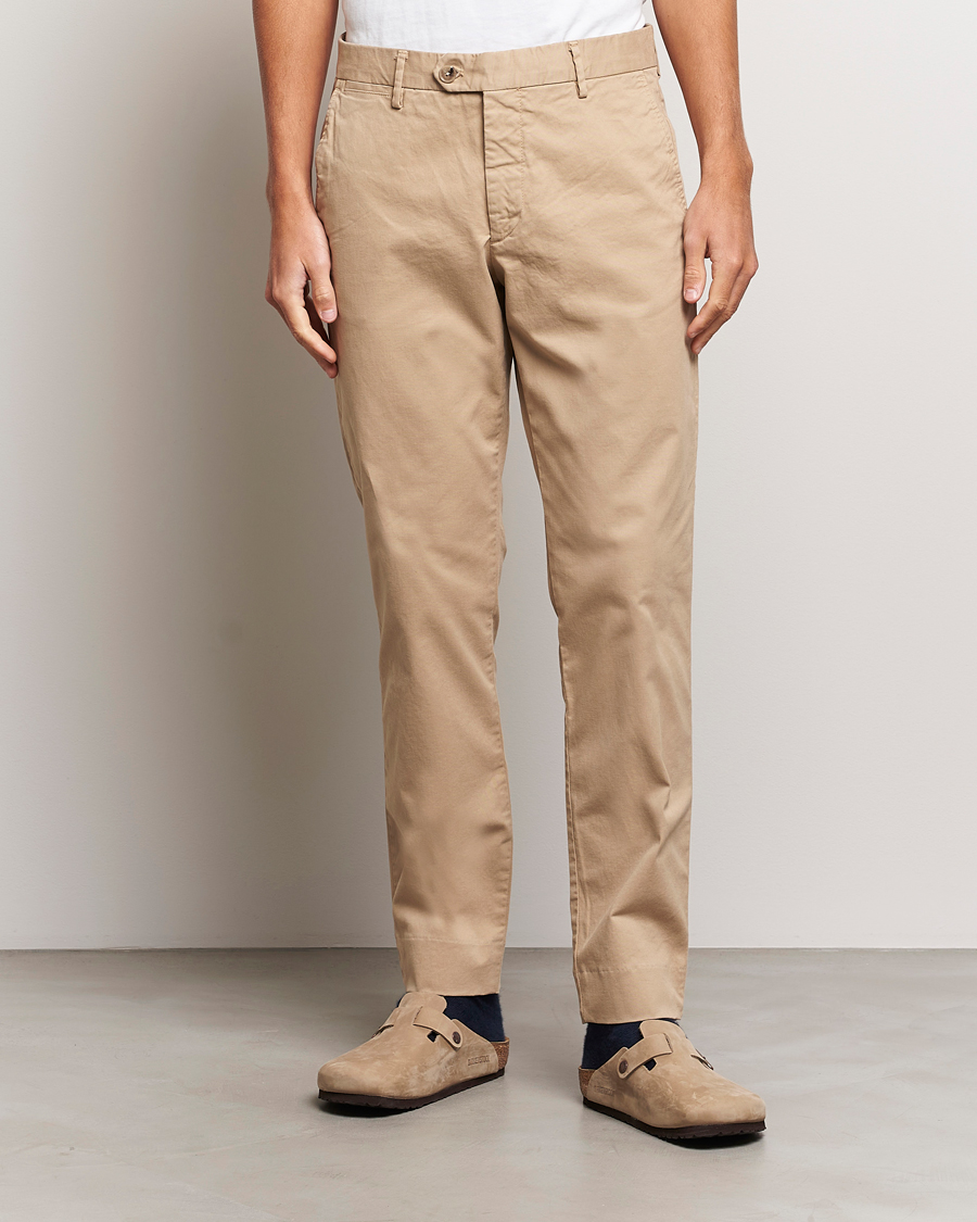 Homme | Pantalons | NN07 | Wilhelm Regular Fit Stretch Chinos Khaki