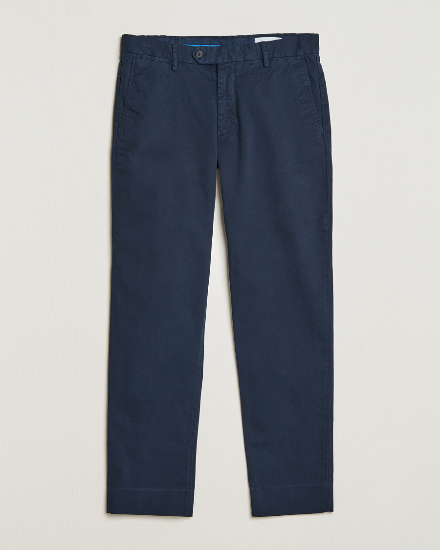 Homme | Pantalons | NN07 | Wilhelm Regular Fit Stretch Chinos Navy Blue
