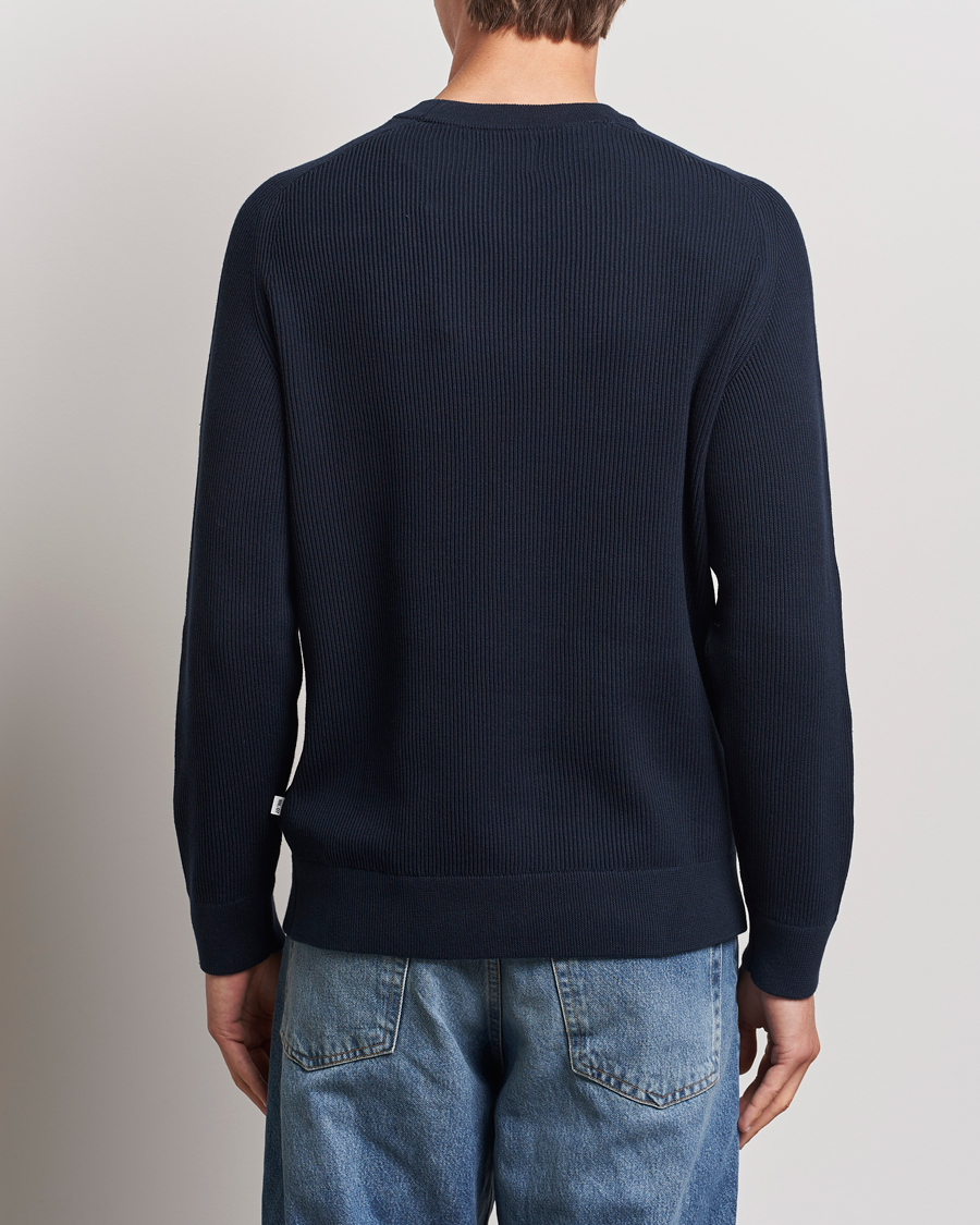 Homme | Pulls Et Tricots | NN07 | Kevin Cotton Knitted Sweater Navy Blue