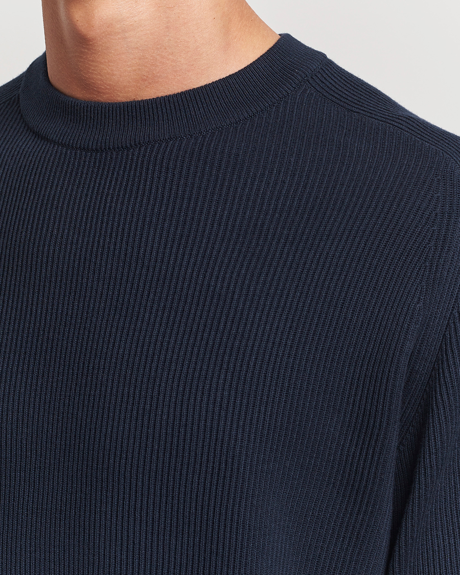 Homme | Pulls Et Tricots | NN07 | Kevin Cotton Knitted Sweater Navy Blue