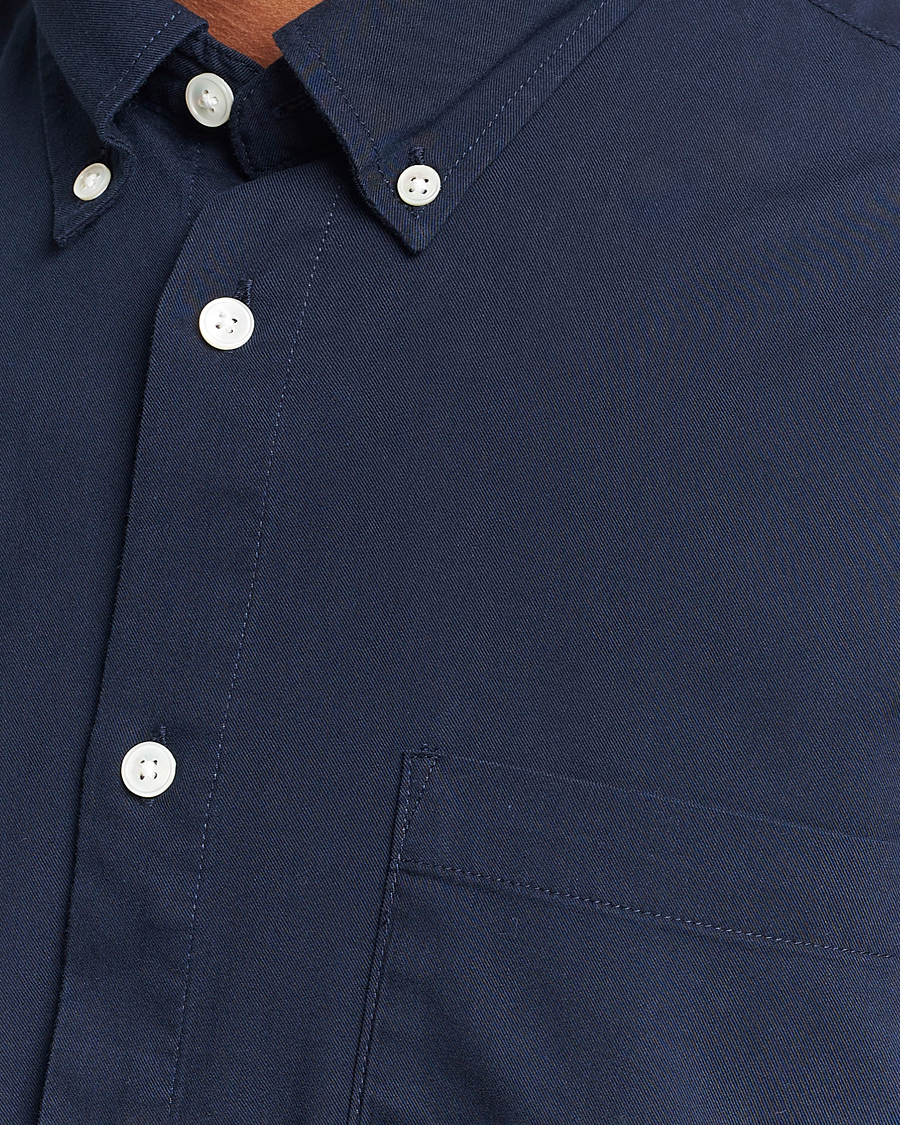 Homme | Chemises | NN07 | Arne Tencel Shirt Navy Blue