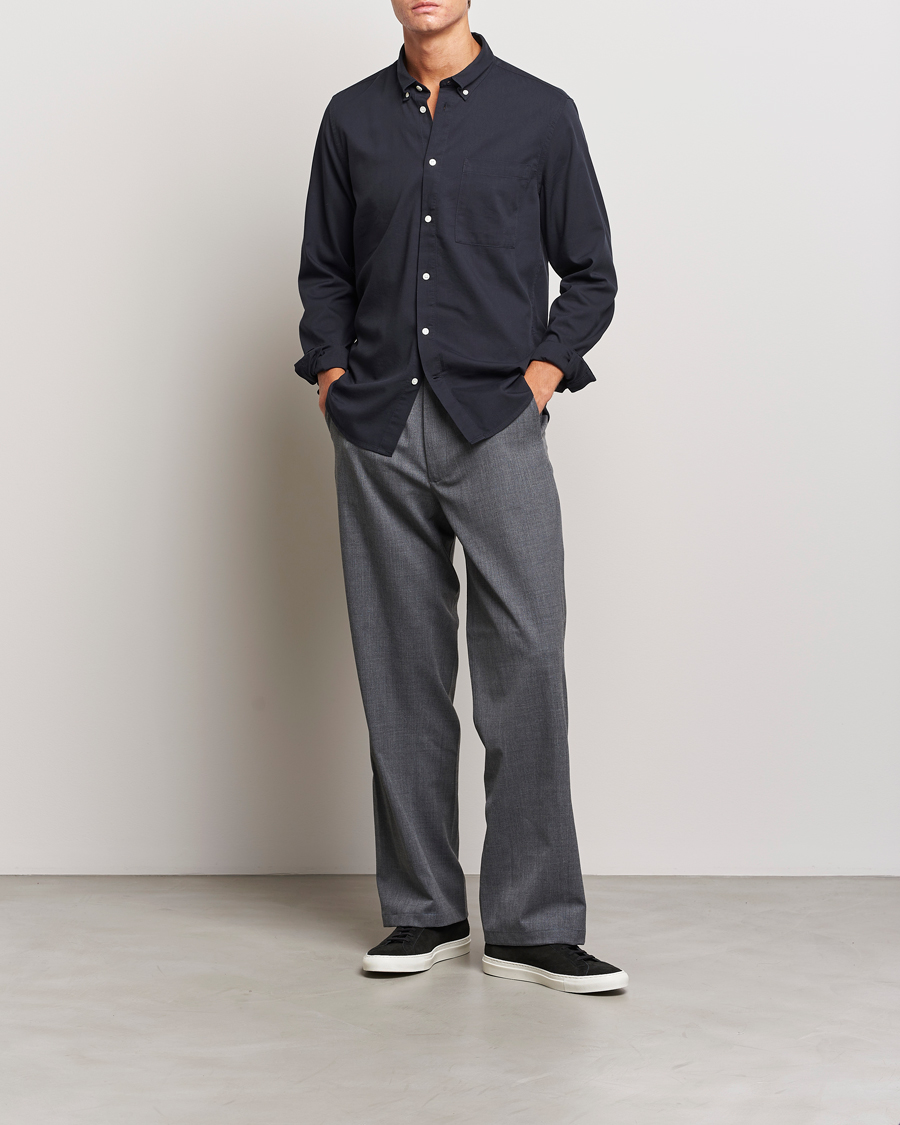 Homme | Chemises | NN07 | Arne Tencel Shirt Black