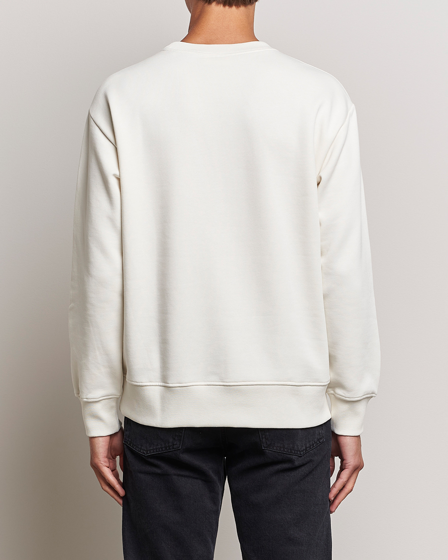 Homme | Pulls Et Tricots | NN07 | Briggs Logo Crew Neck Sweatshirt Off White