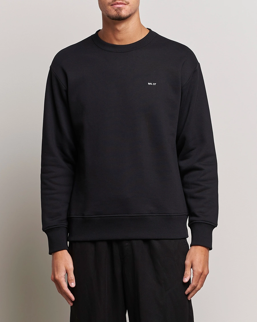 Homme | Vêtements | NN07 | Briggs Logo Crew Neck Sweatshirt Black