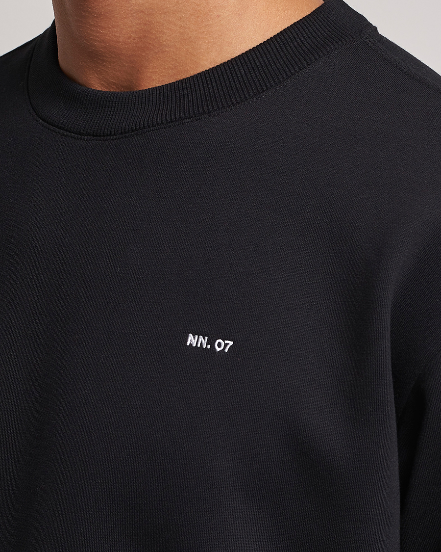 Homme | Pulls Et Tricots | NN07 | Briggs Logo Crew Neck Sweatshirt Black