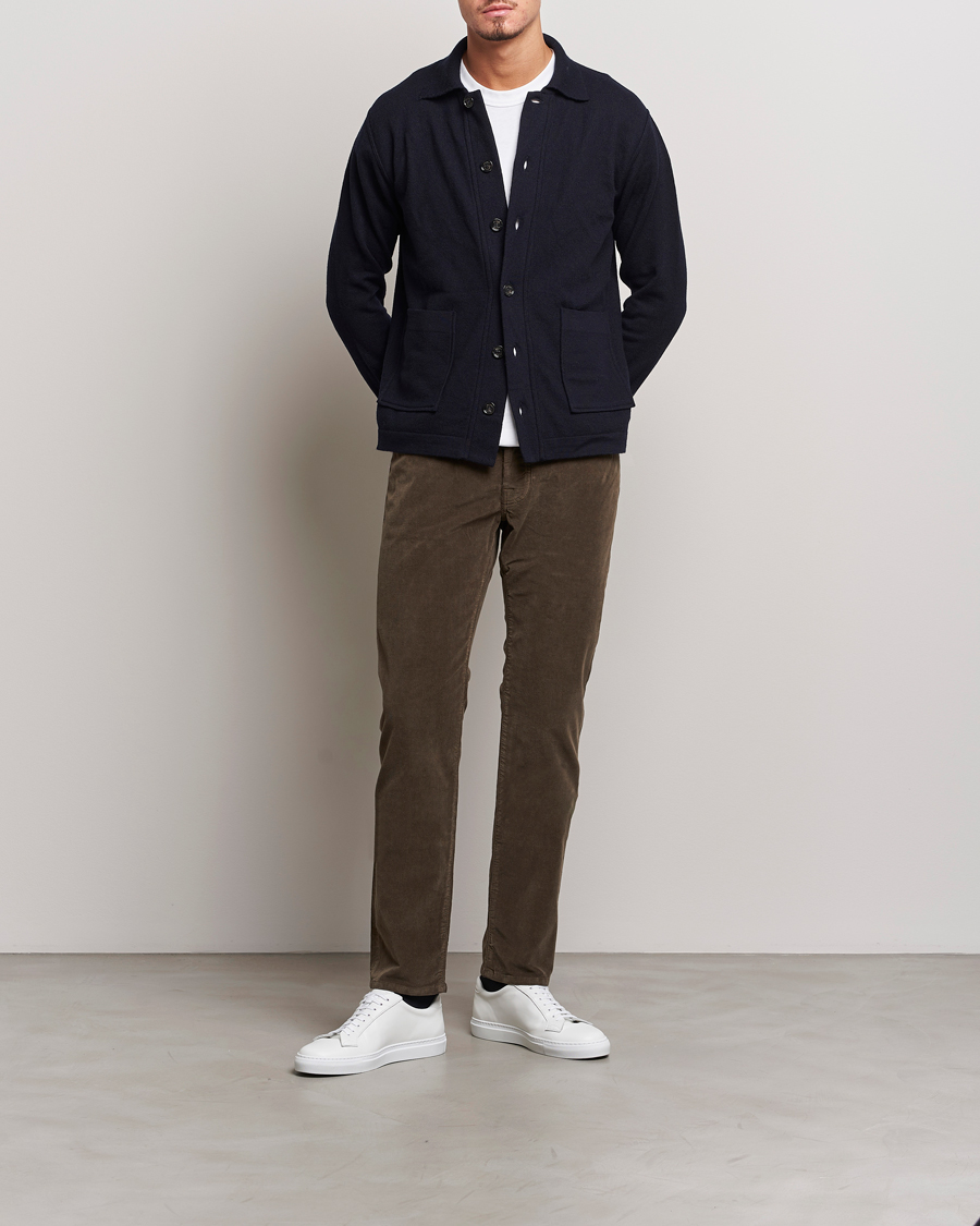 Homme | Pantalons | Jacob Cohën | Bard 5-Pocket Corduroy Trousers Brown