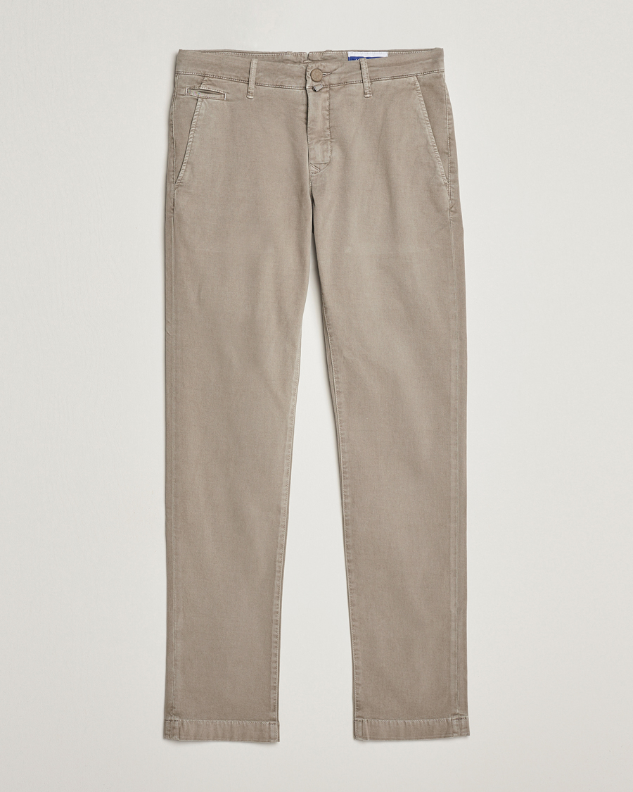 Homme | Pantalons | Jacob Cohën | Bobby Cotton Chinos Light Brown