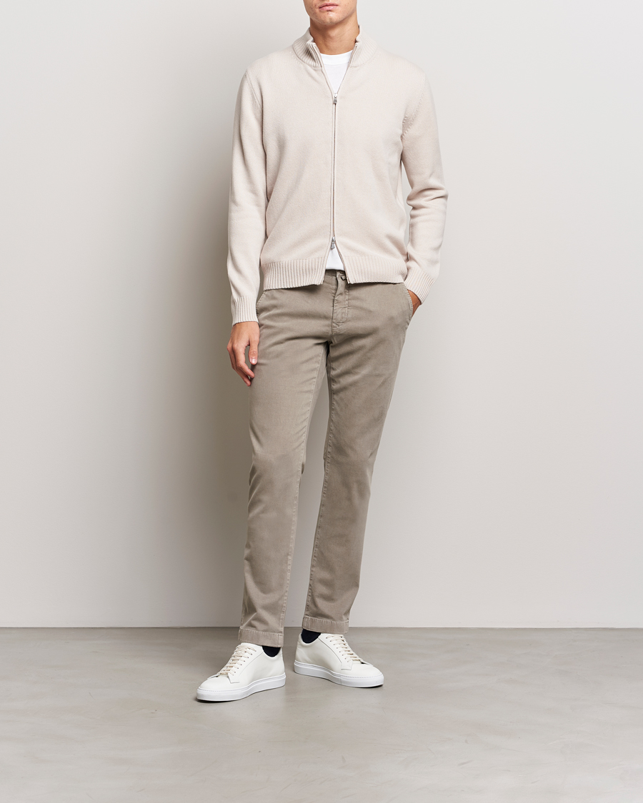 Homme | Pantalons | Jacob Cohën | Bobby Cotton Chinos Light Brown