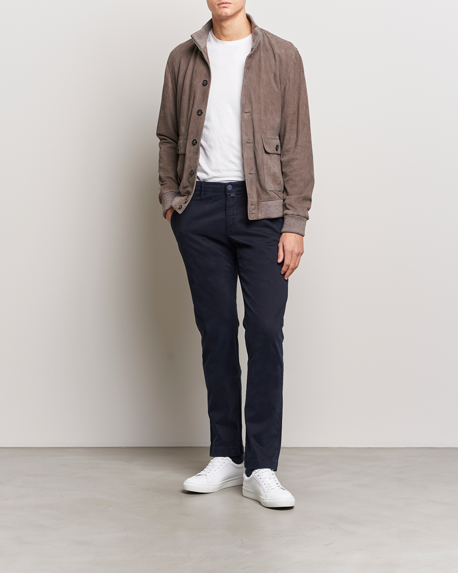 Homme | Pantalons | Jacob Cohën | Bobby Cotton Chinos Navy