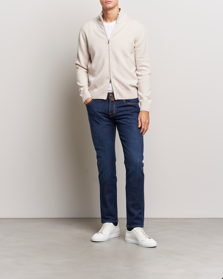 Homme | Jeans | Jacob Cohën | Nick Venice Slim Fit Stretch Jeans Dark Blue