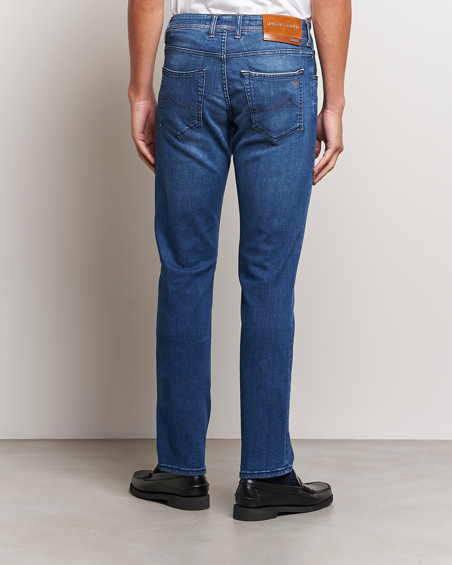 Homme | Jeans | Jacob Cohën | Nick Limited Edition Slim Fit Jeans Mid Blue