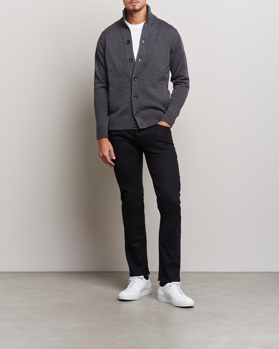 Homme | Jeans | Jacob Cohën | Nick Slim Fit Stretch Jeans Stay Black