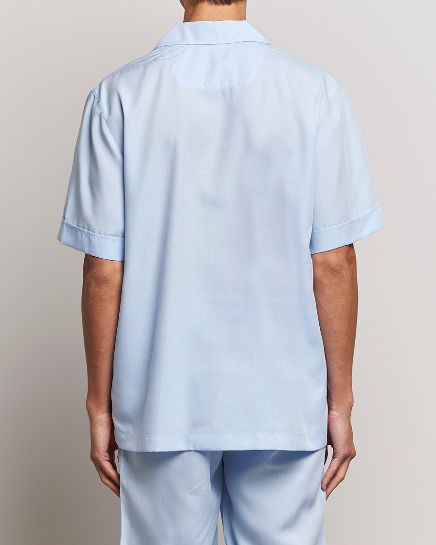 Homme | Peignoirs Et Pyjamas | CDLP | Short Sleeve Pyjama Shirt Sky Blue