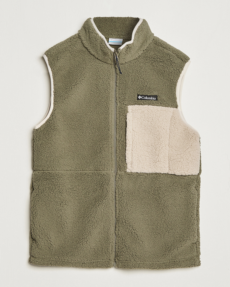 Homme | Pulls Et Tricots | Columbia | Mountainside Heavyweight Fleece Vest Stone Green