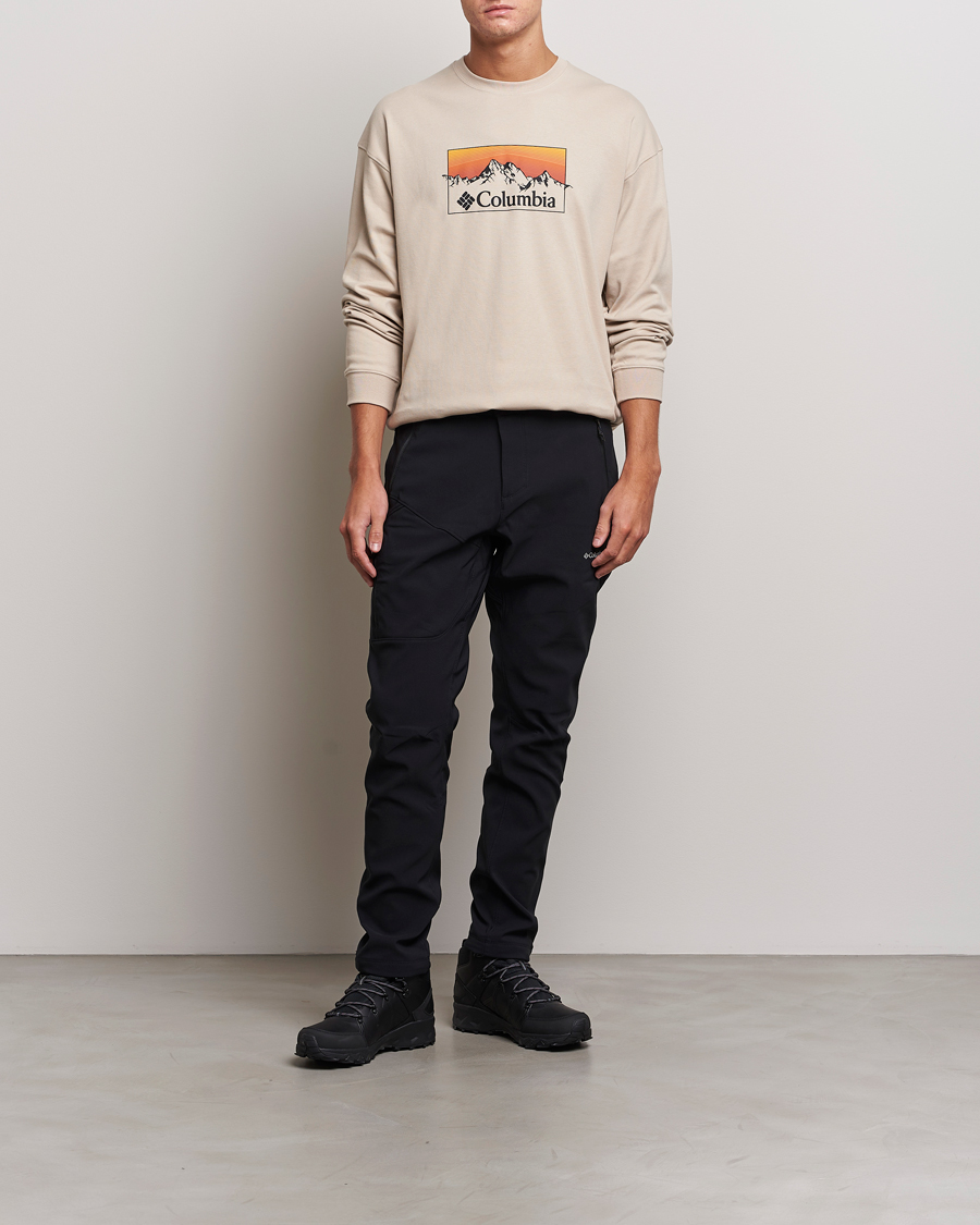 Homme | T-shirts | Columbia | Duxbery Relaxed Long Sleeve T-Shirt Ancient Fossil