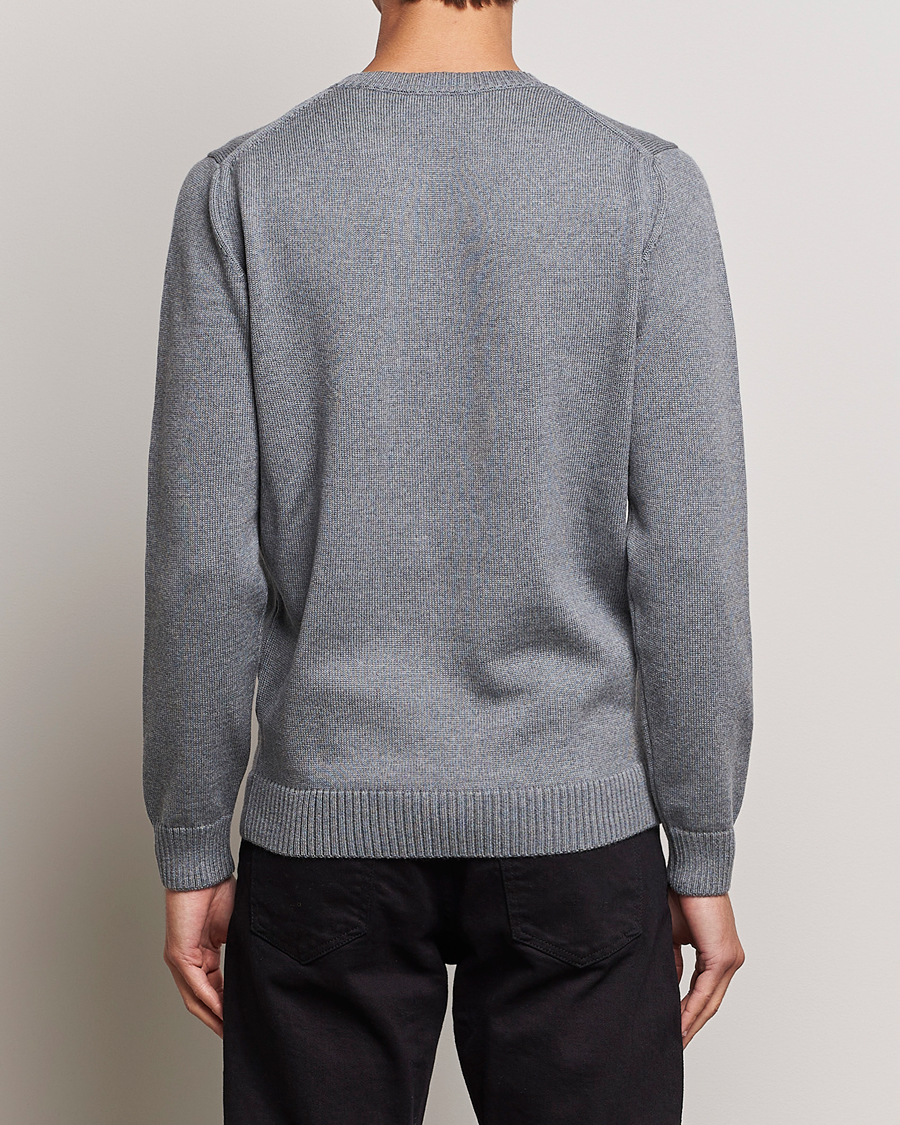 Homme | Pulls Et Tricots | Stenströms | Chunky Merino Crew Neck Grey