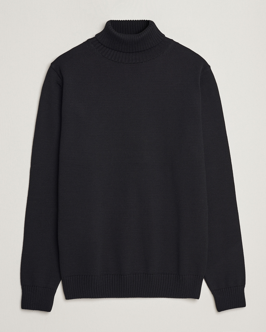 Homme | Pulls Et Tricots | Stenströms | Chunky Merino Rollneck Black