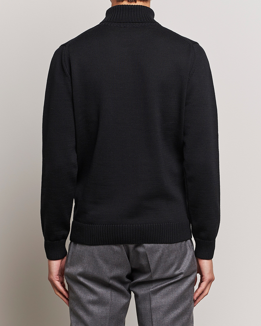 Homme | Pulls Et Tricots | Stenströms | Chunky Merino Rollneck Black