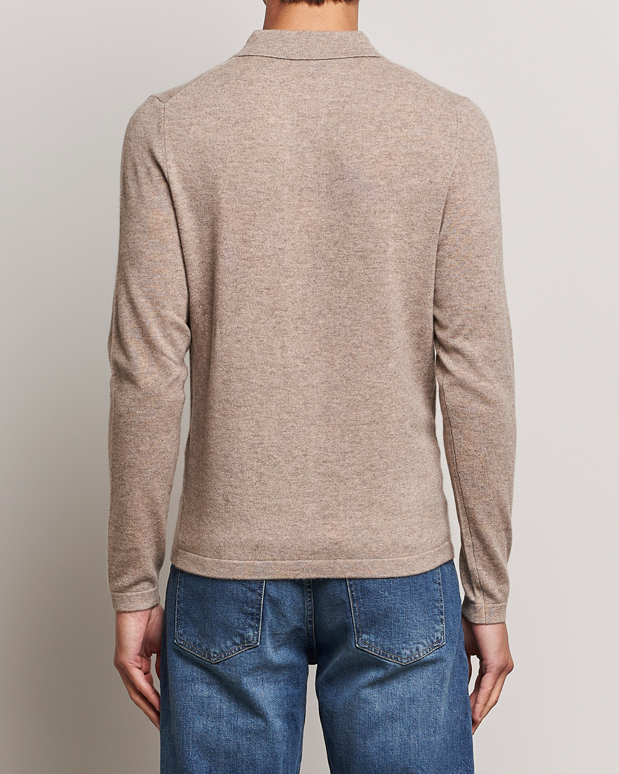 Homme | Pulls Et Tricots | Stenströms | Cashmere Poloshirt Beige