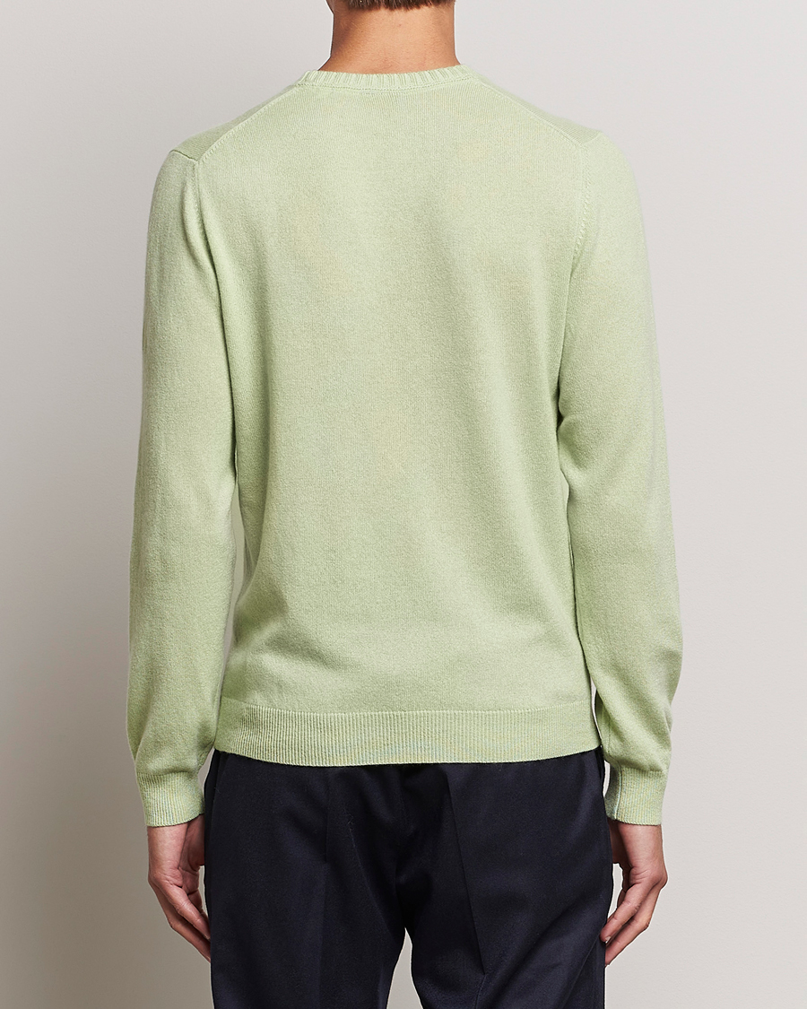 Homme | Pulls Et Tricots | Stenströms | Cashmere Crewneck Soft Green