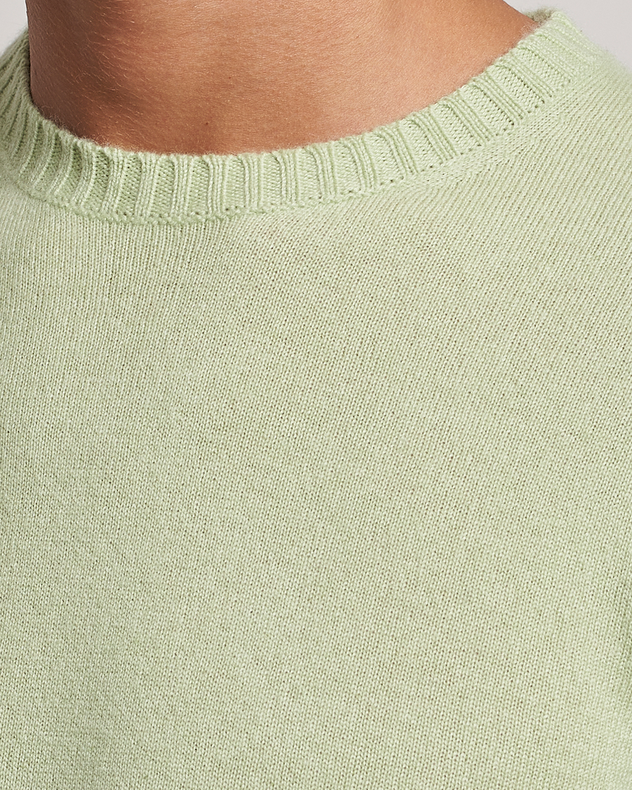 Homme | Pulls Et Tricots | Stenströms | Cashmere Crewneck Soft Green