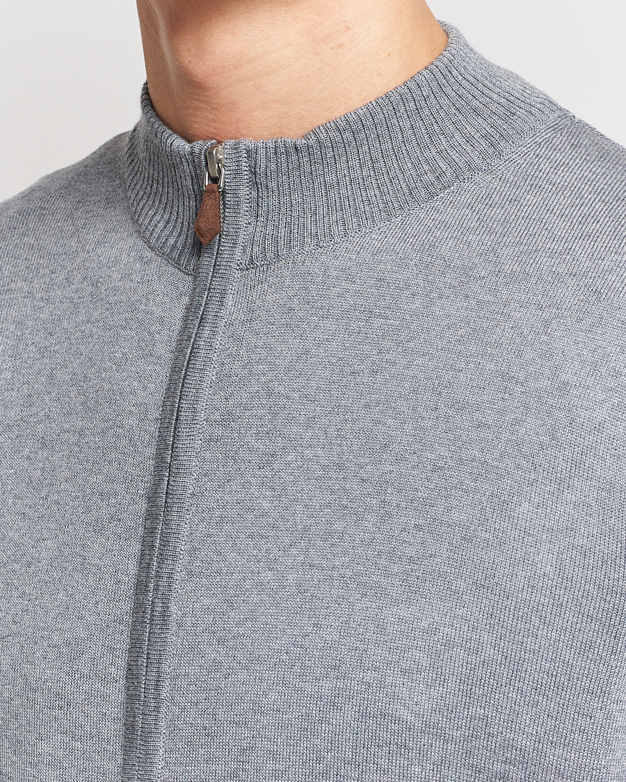 Homme | Pulls Et Tricots | Stenströms | Merino Full Zip Grey