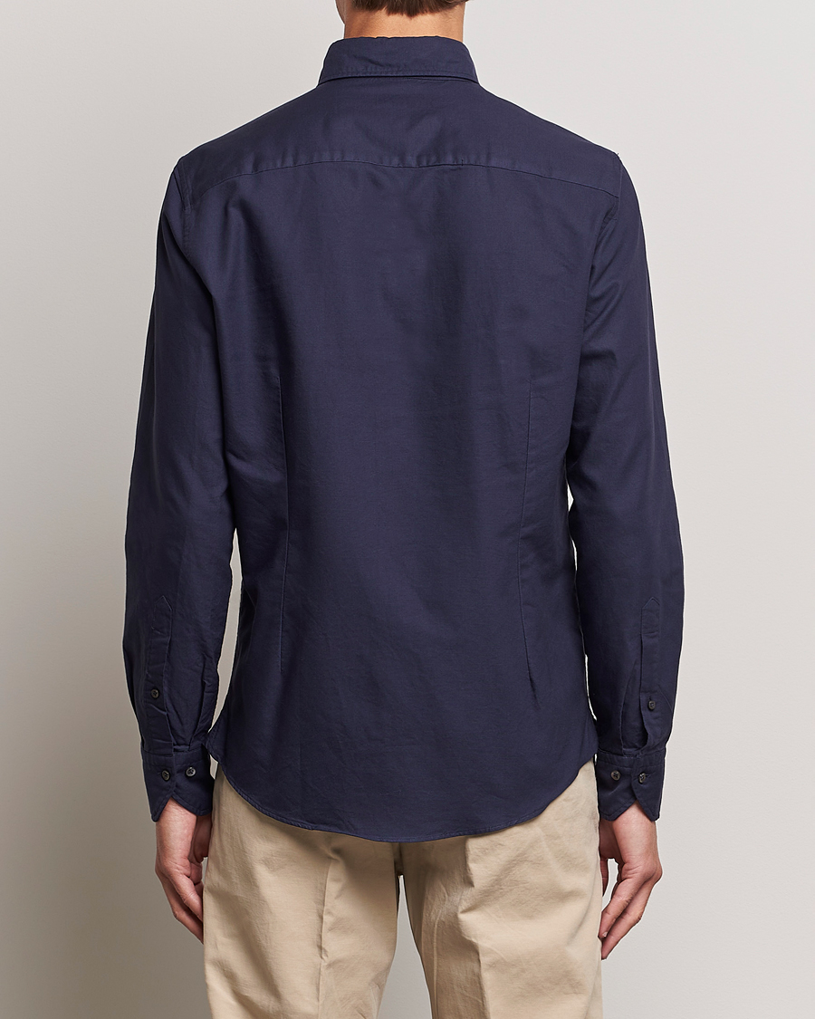 Homme | Chemises | Stenströms | Slimline Oxford Shirt Navy