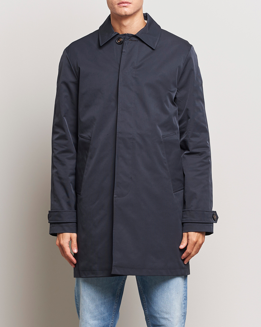 Homme | Manteaux Et Vestes | Morris | Barlay Waterproof Car Coat Blue