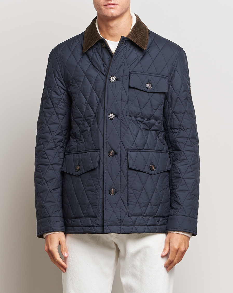 Homme | Manteaux Et Vestes | Morris | Thornhill Quilted Jacket Navy
