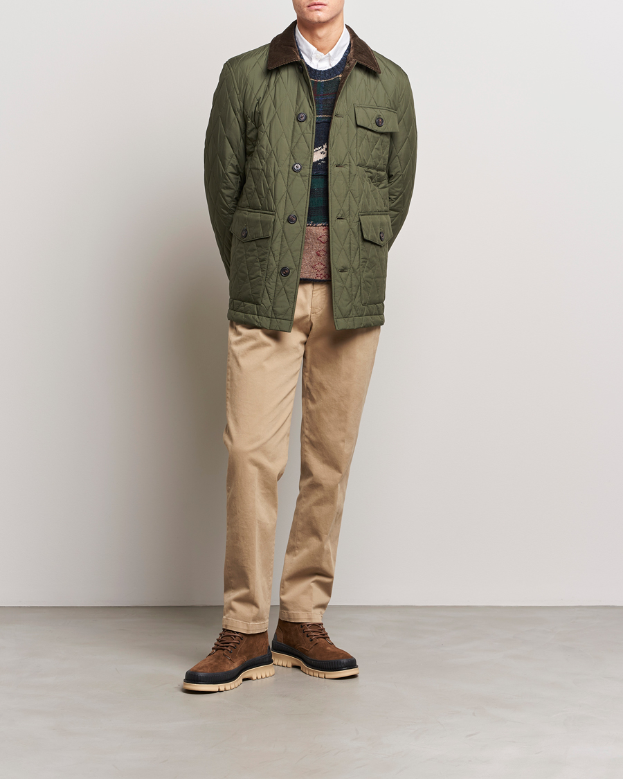 Homme | Manteaux Et Vestes | Morris | Thornhill Quilted Jacket Olive