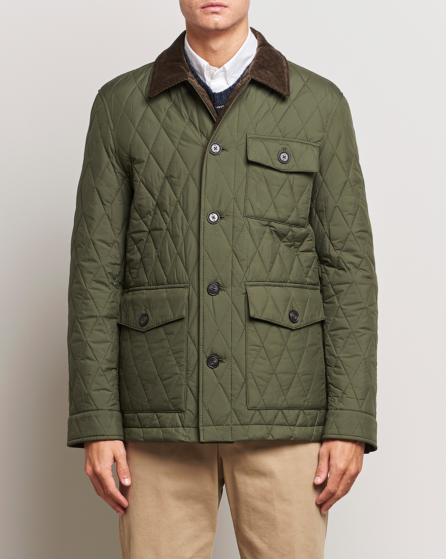 Homme | Manteaux Et Vestes | Morris | Thornhill Quilted Jacket Olive
