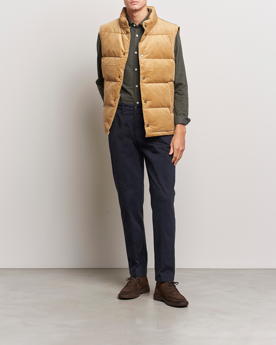 Homme | Manteaux Et Vestes | Morris | Kirkby Cord Vest Beige