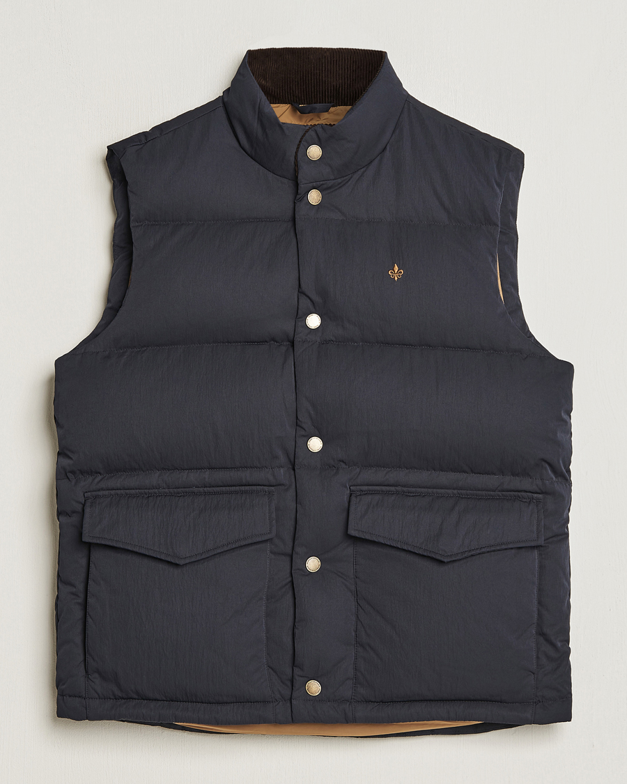 Homme | Manteaux Et Vestes | Morris | Lockley Down Vest Blue
