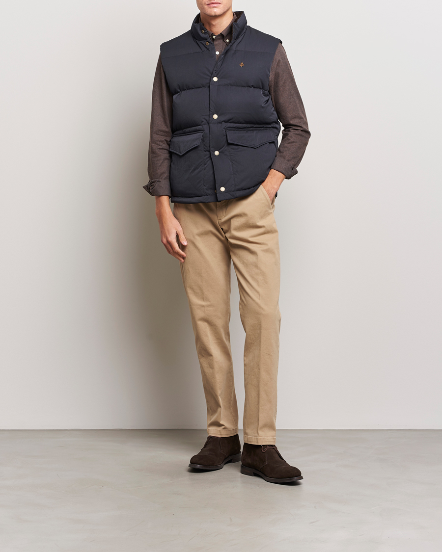 Homme | Manteaux Et Vestes | Morris | Lockley Down Vest Blue