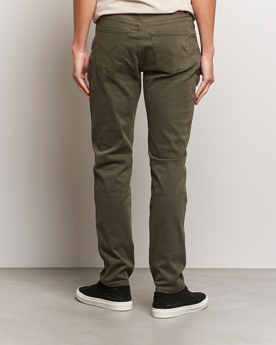 Homme | Pantalons | Morris | James Brushed 5-Pocket Pant Olive