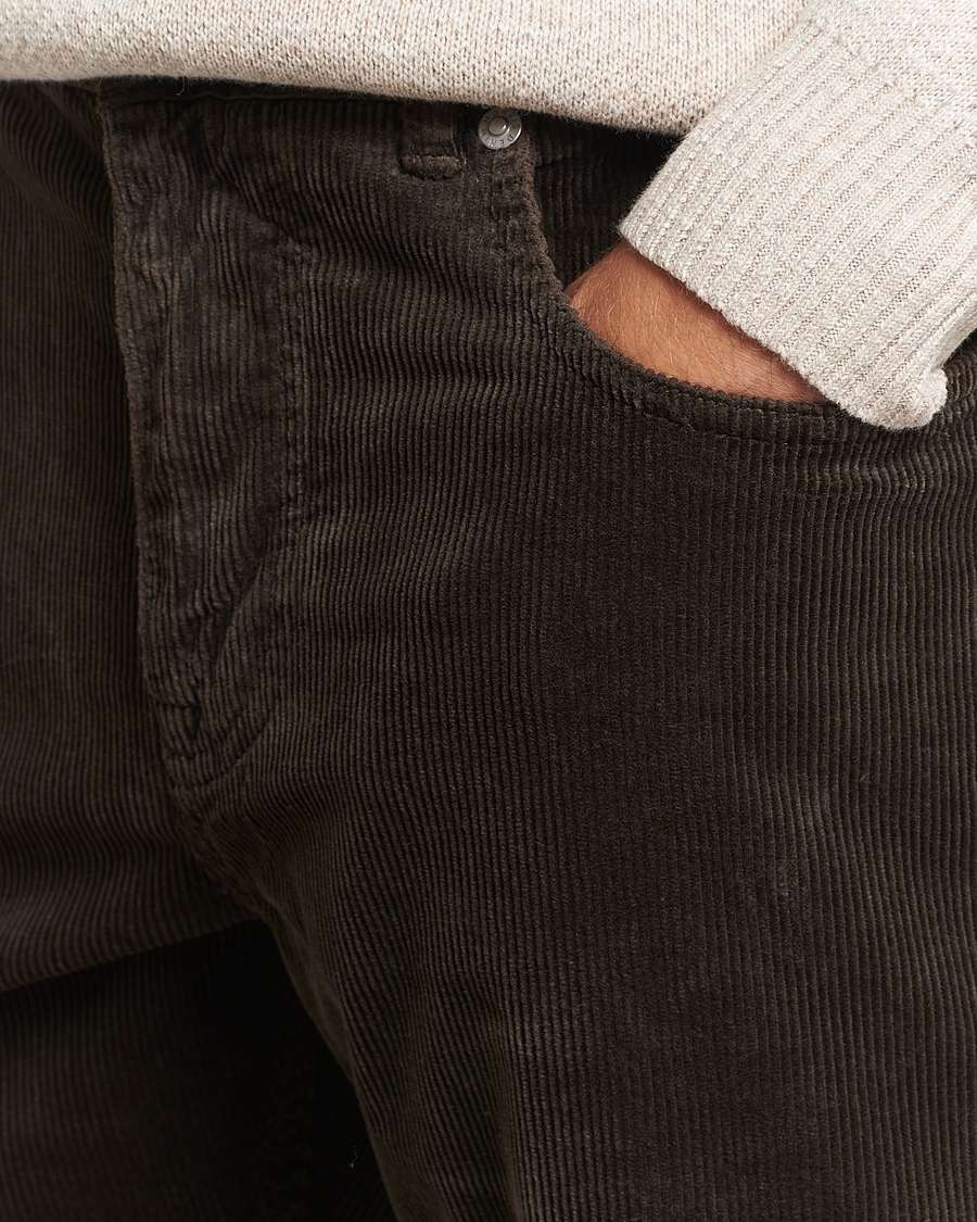 Homme | Pantalons | Morris | James Corduroy 5-Pocket Pant Dark Brown