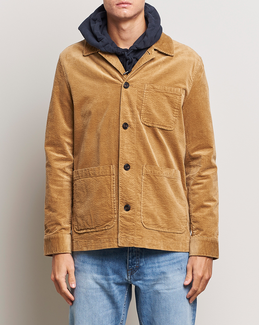 Homme | Chemises | Morris | Pennon Shirt Jacket Camel