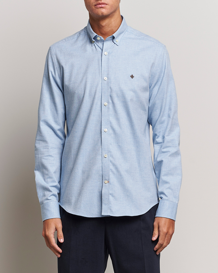 Homme | Chemises | Morris | Watts Flanell Shirt Light Blue