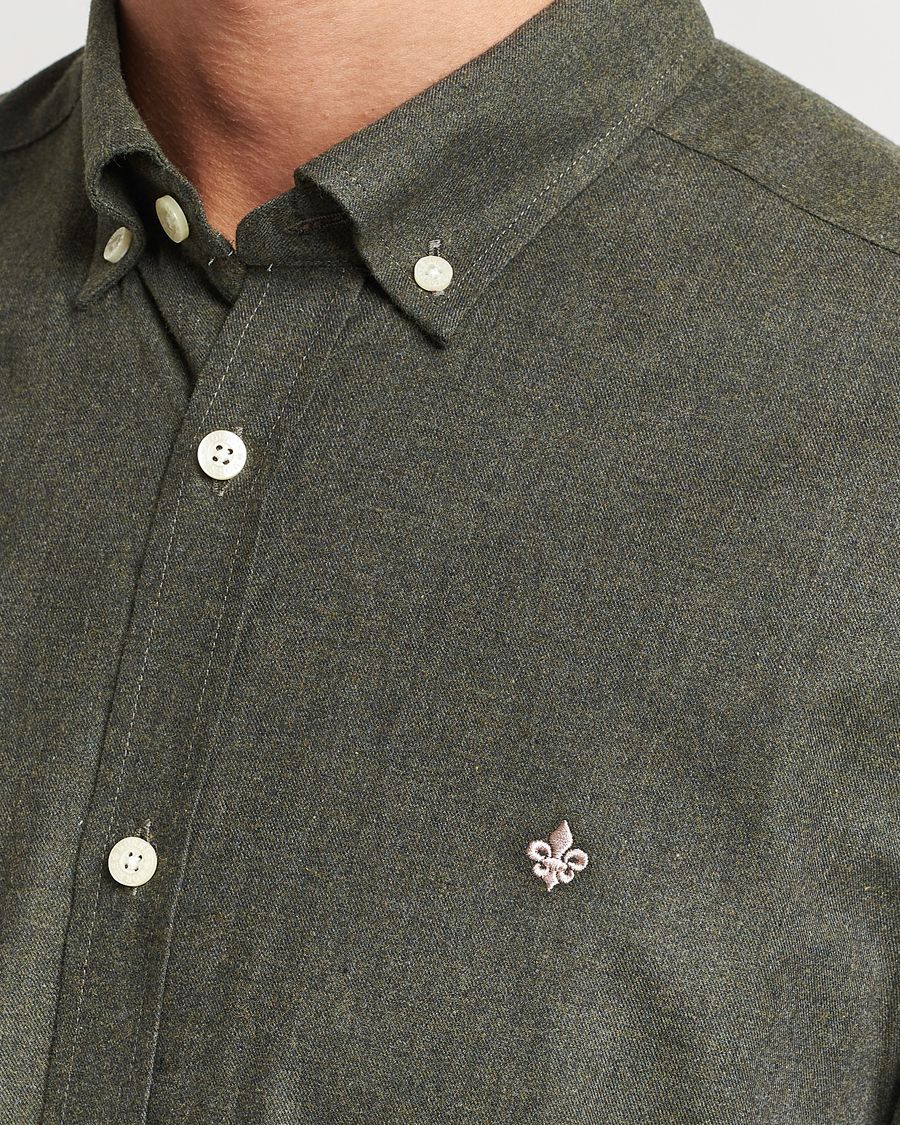 Homme | Chemises | Morris | Watts Flanell Shirt Olive