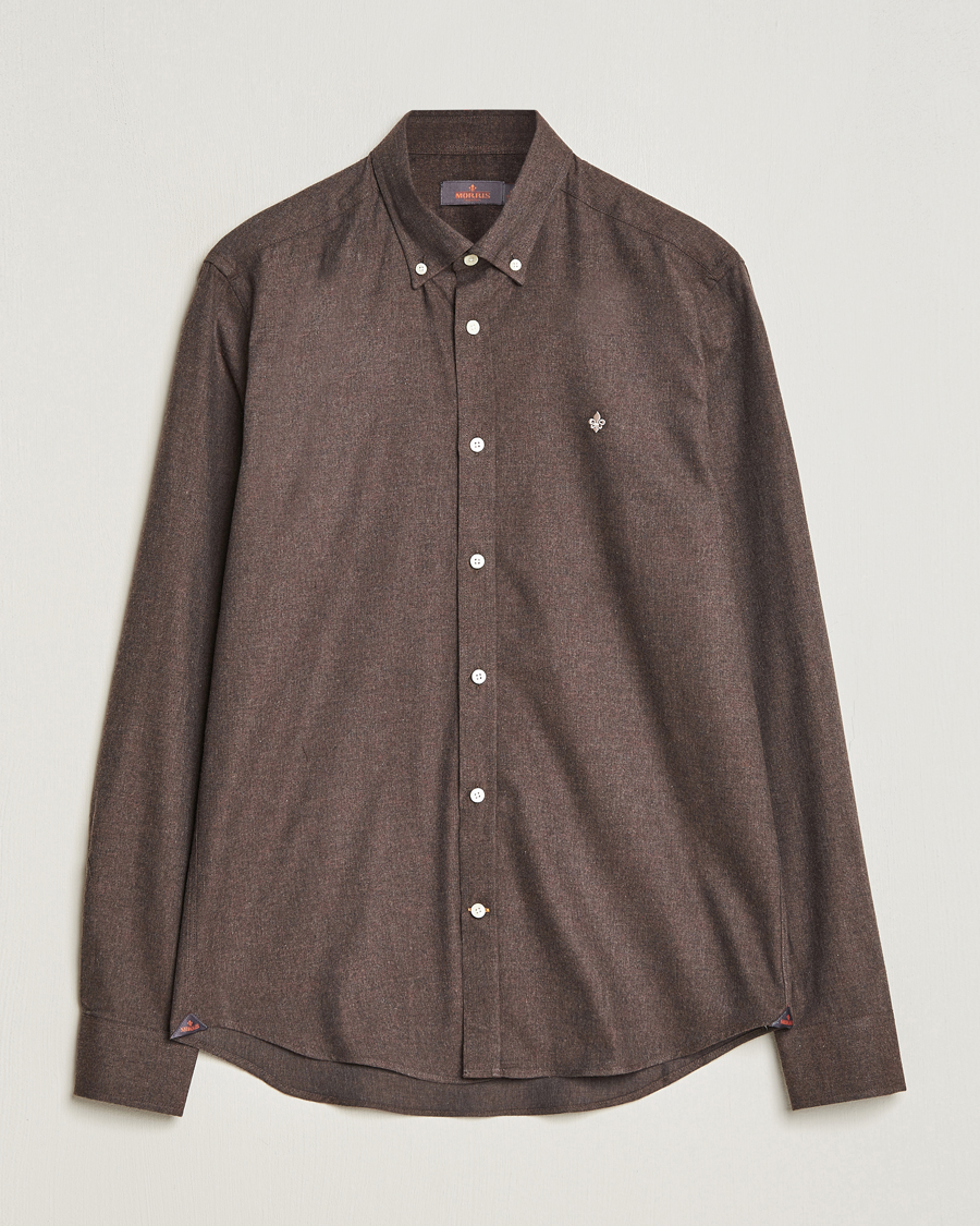 Homme | Chemises | Morris | Watts Flanell Shirt Brown