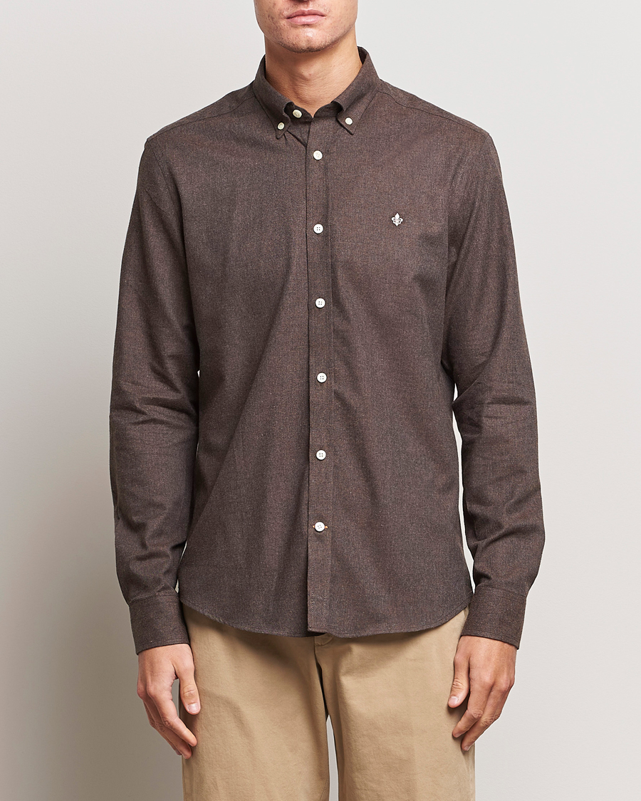 Homme | Chemises | Morris | Watts Flanell Shirt Brown
