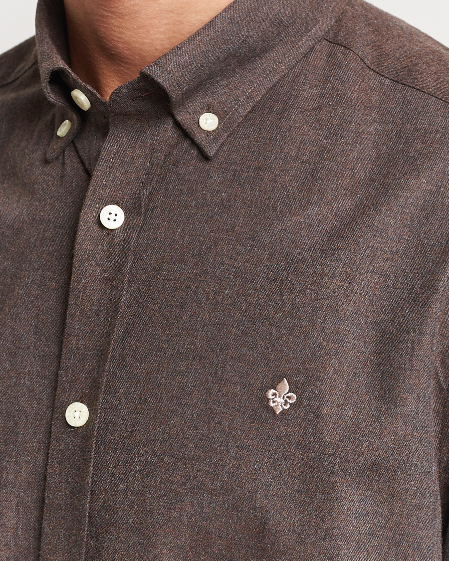 Homme | Chemises | Morris | Watts Flanell Shirt Brown