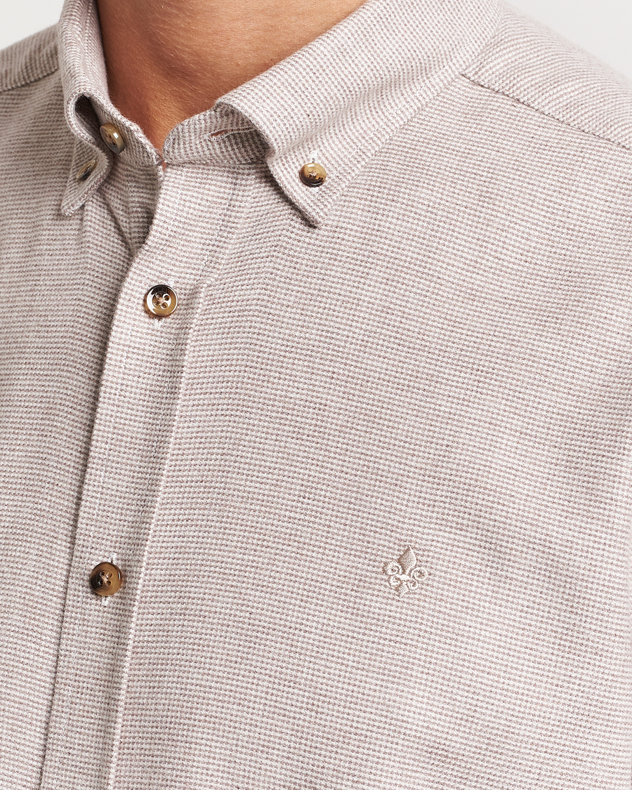 Homme | Chemises | Morris | Flanell Check Shirt Khaki