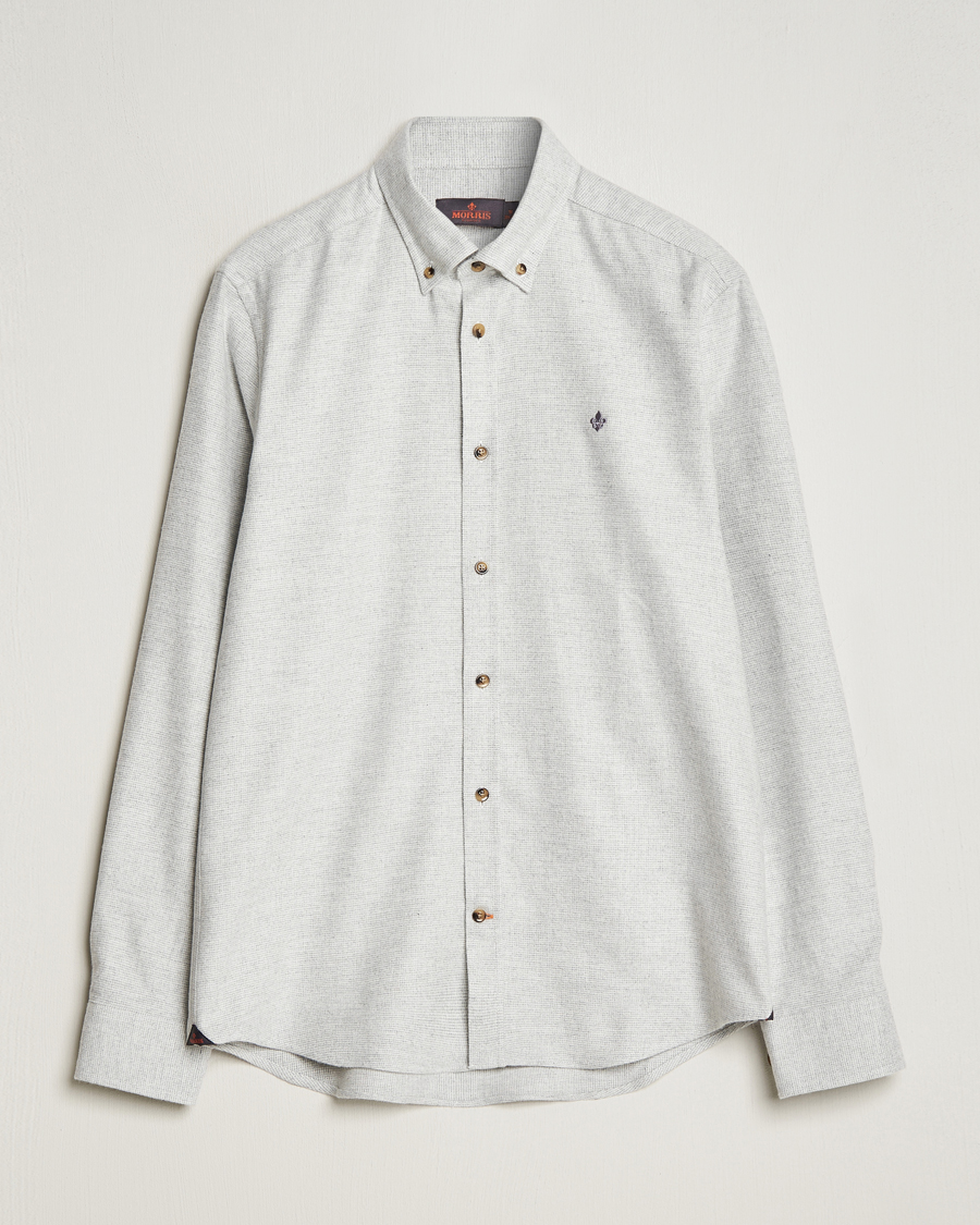 Homme | Chemises | Morris | Flanell Check Shirt Grey