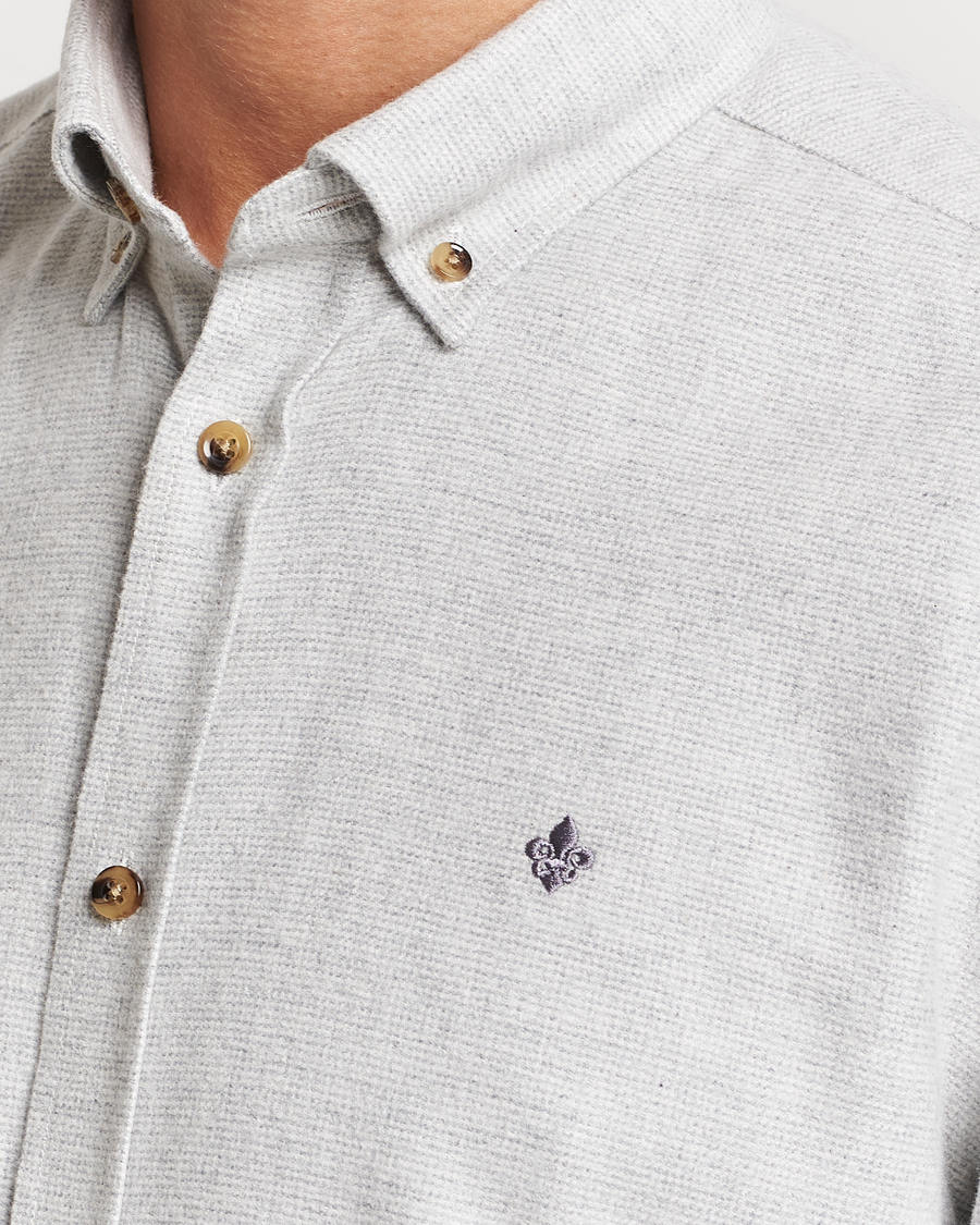Homme | Chemises | Morris | Flanell Check Shirt Grey
