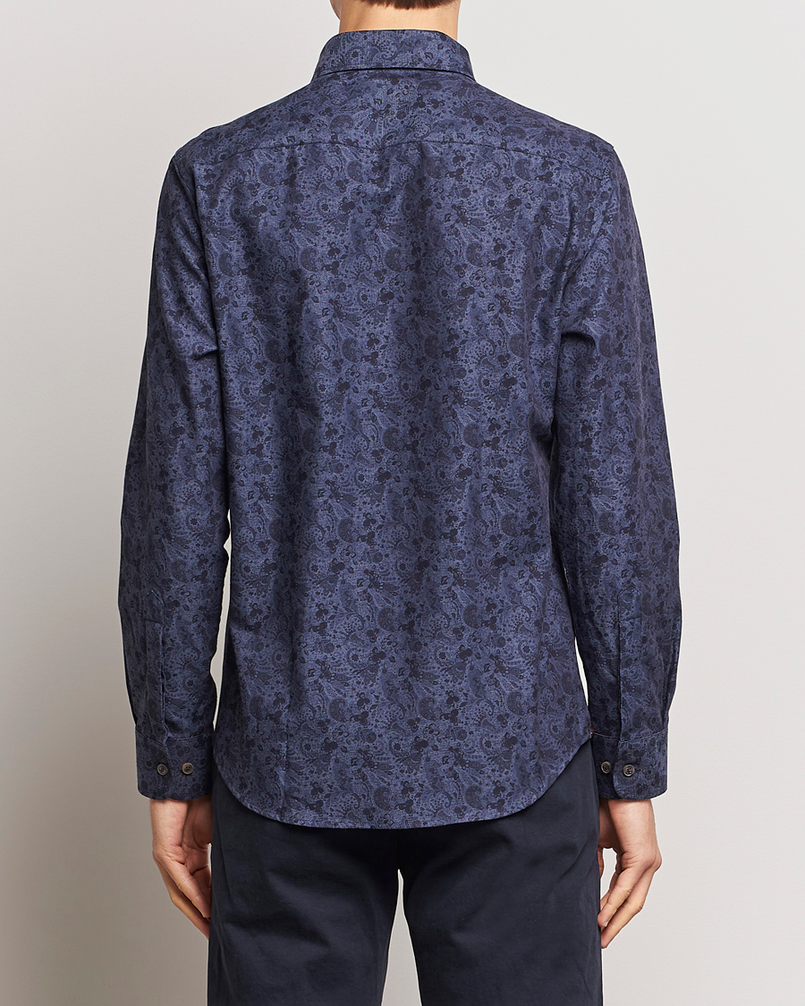 Homme | Chemises | Morris | Printed Flower Shirt Navy