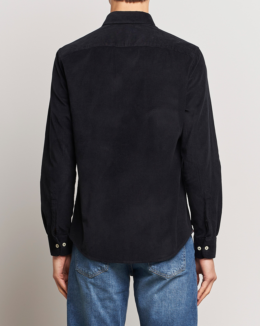 Homme | Chemises | Morris | Douglas Corduroy Shirt Black