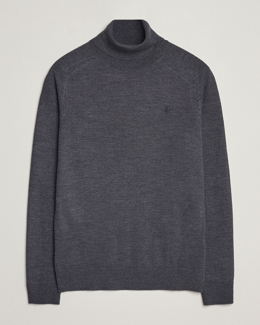 Homme | Pulls Et Tricots | Morris | Merino Rollneck Grey Melange